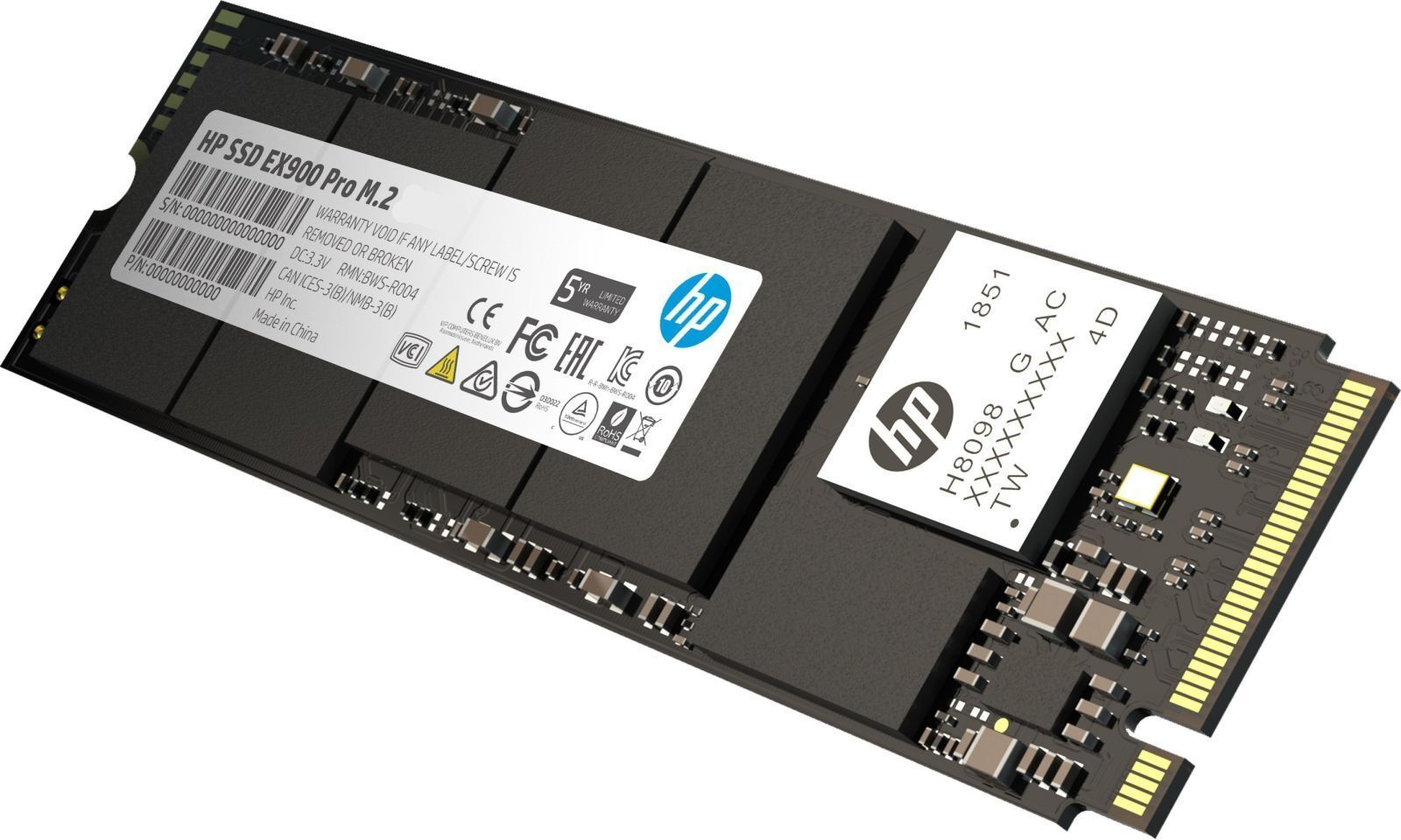 SSD накопичувач HP M.2 2280 1TB EX900 Pro (9XL77AA)фото2
