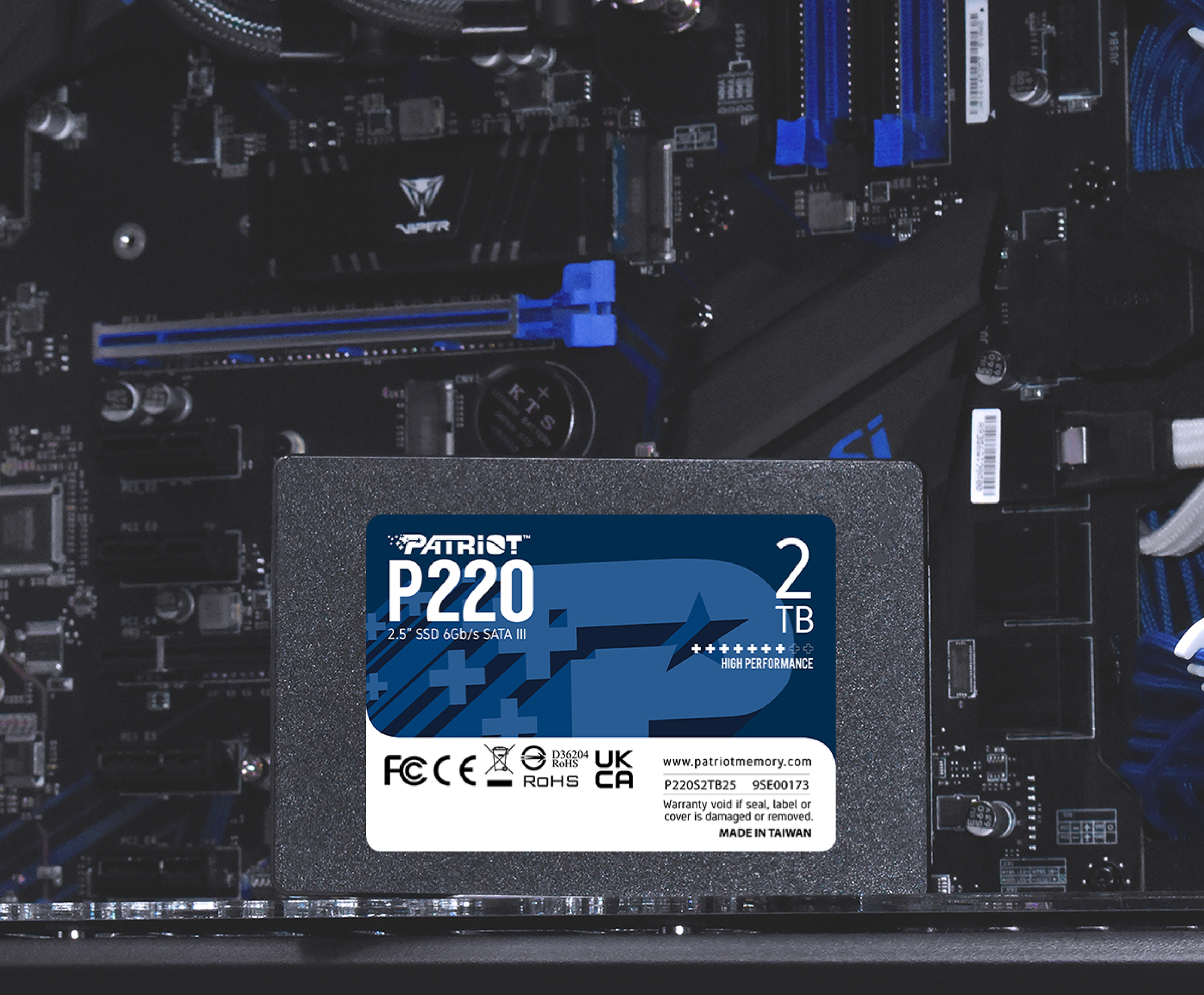 SSD накопичувач Patriot 2.5" 2TB P220 (P220S2TB25)фото