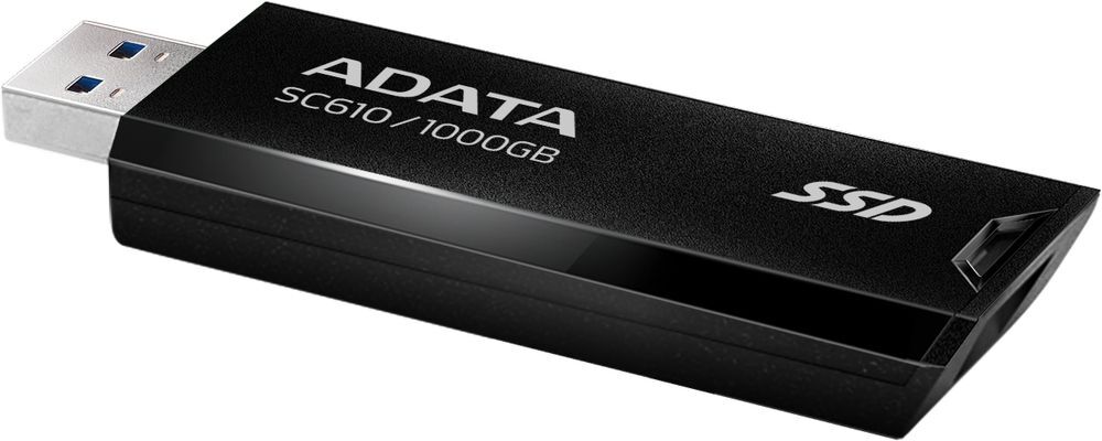 SSD накопитель ADATA USB 3.2 1TB SD610 (SC610-1000G-CBK/RD) фото 