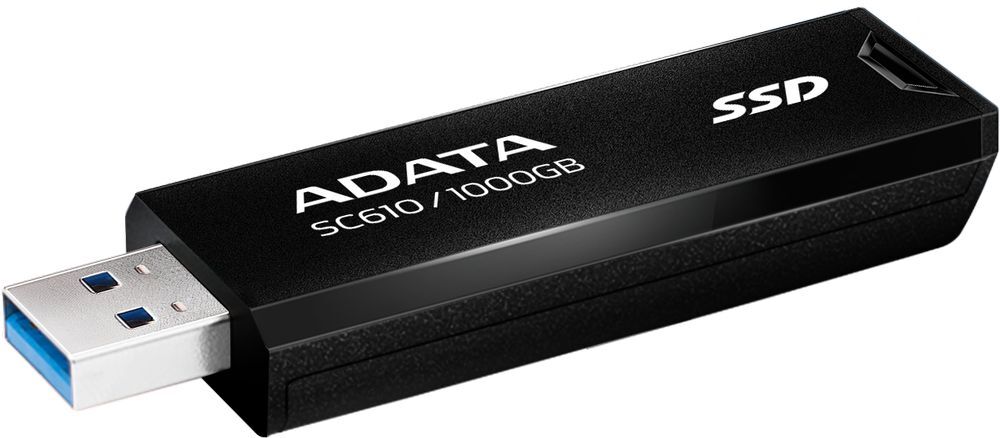 SSD накопитель ADATA USB 3.2 1TB SD610 (SC610-1000G-CBK/RD) фото 
