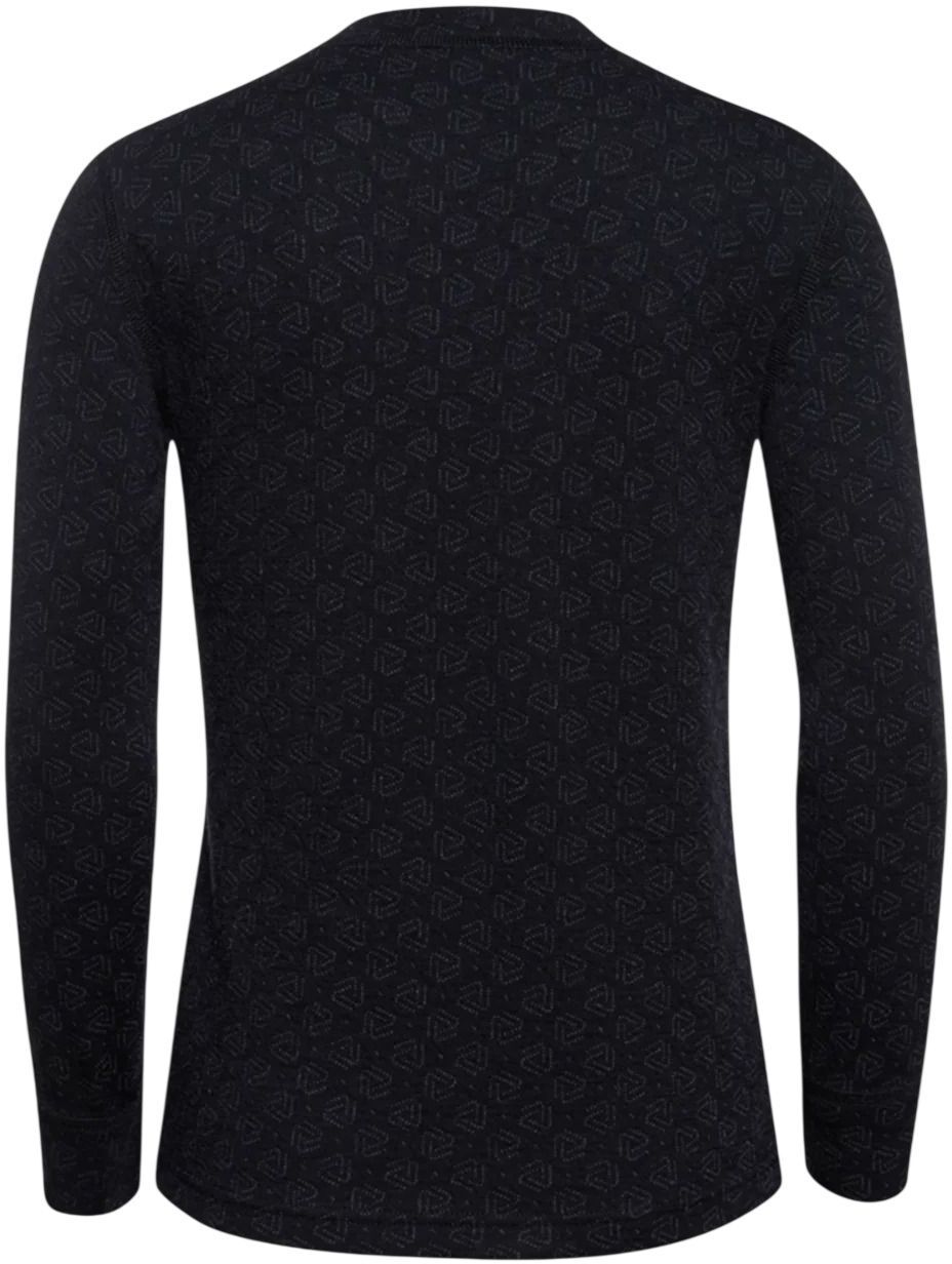 Термолонгслів дитячий Thermowave Merino Warm Active Junior 18XTRM410-990 146-152 чорна фото2