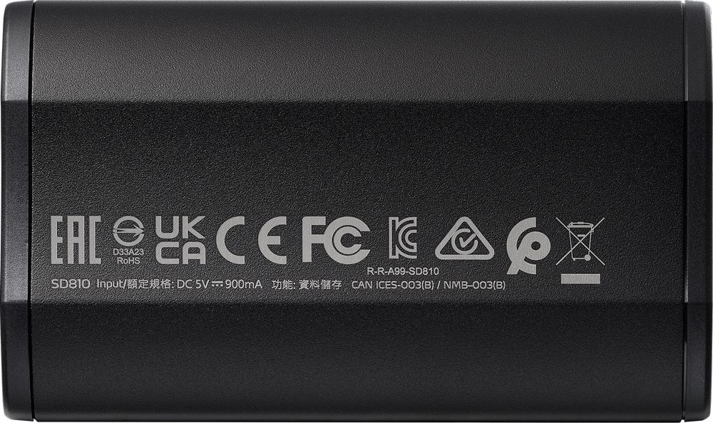 SSD накопитель ADATA USB 3.2 4TB (SD810-4000G-CBK) фото 