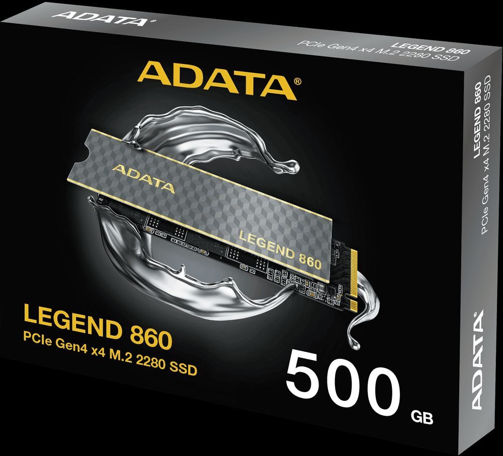 SSD накопитель ADATA M.2 2280 500GB SLEG 860 (SLEG-860-500GCS) фото 
