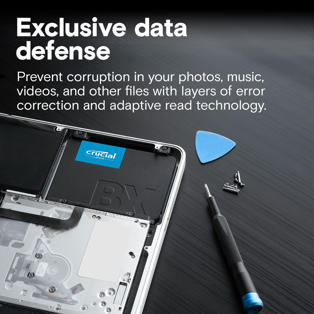 SSD накопичувач Crucial 2.5" 4TB (CT4000BX500SSD1)фото