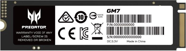 SSD накопичувач Acer M.2 2280 1TB GM7 Predator (BL.9BWWR.118)фото