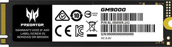 SSD накопитель Acer M.2 2280 4TB GM9000 Predator (BL.9BWWR.131) фото 4