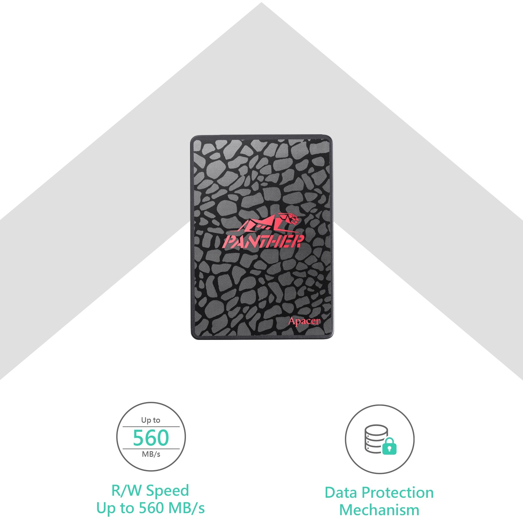 SSD накопитель APACER 2.5" 1TB AS350 PANTHER (AP1TBAS350) фото 