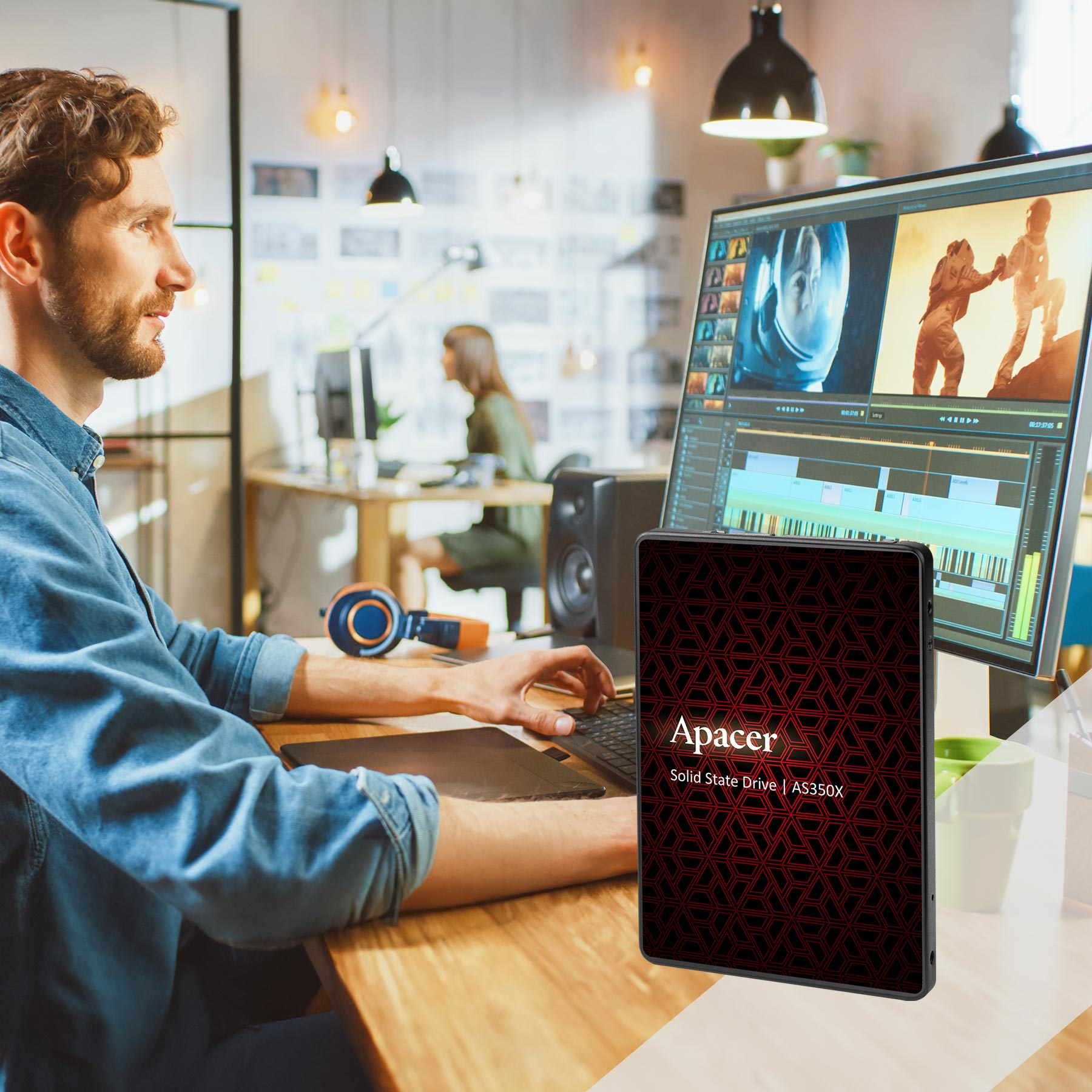 SSD накопичувач APACER 2.5" 512GB AS350X (AP512GAS350XR)фото