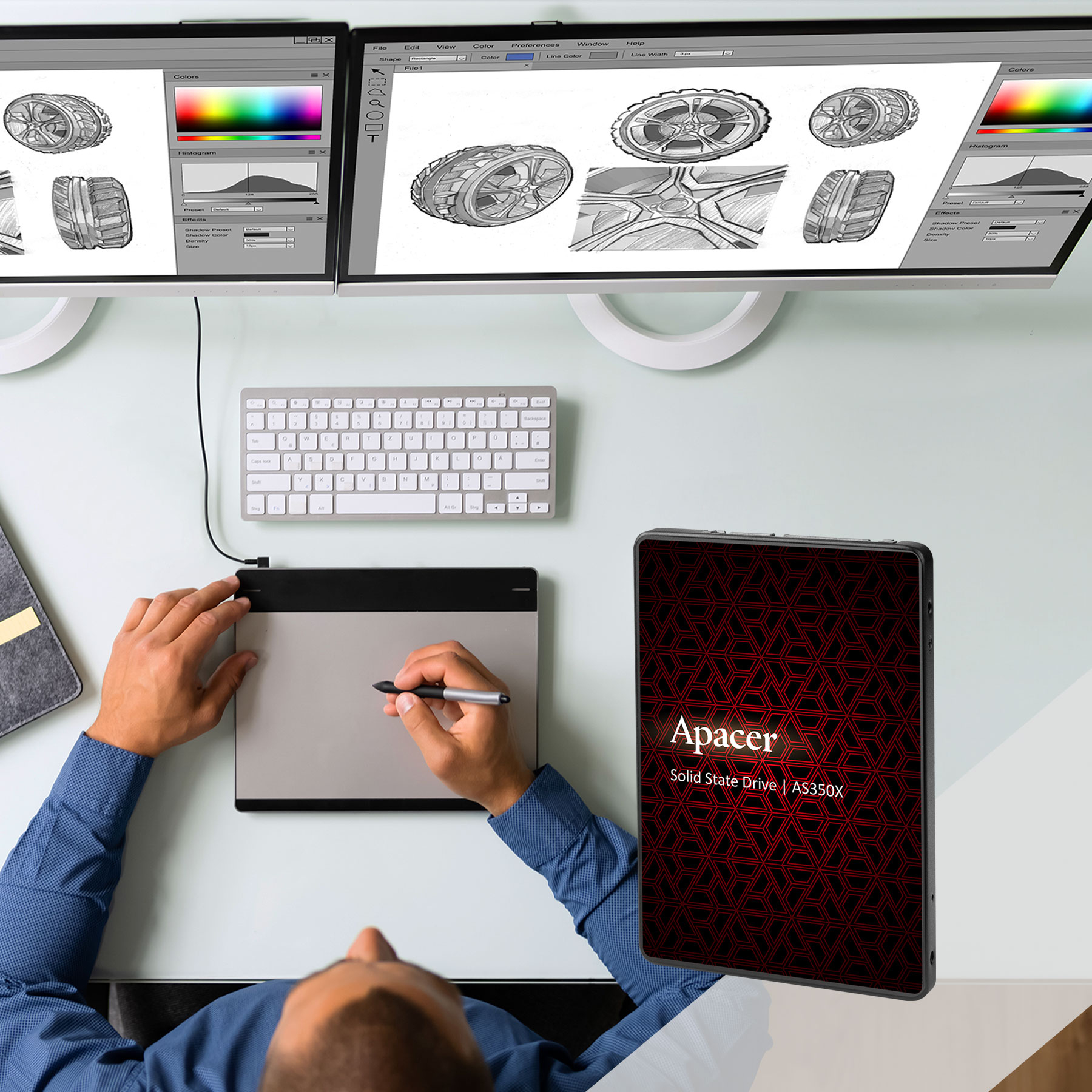 SSD накопитель APACER 2.5" 128GB AS350X (AP128GAS350XR) фото 