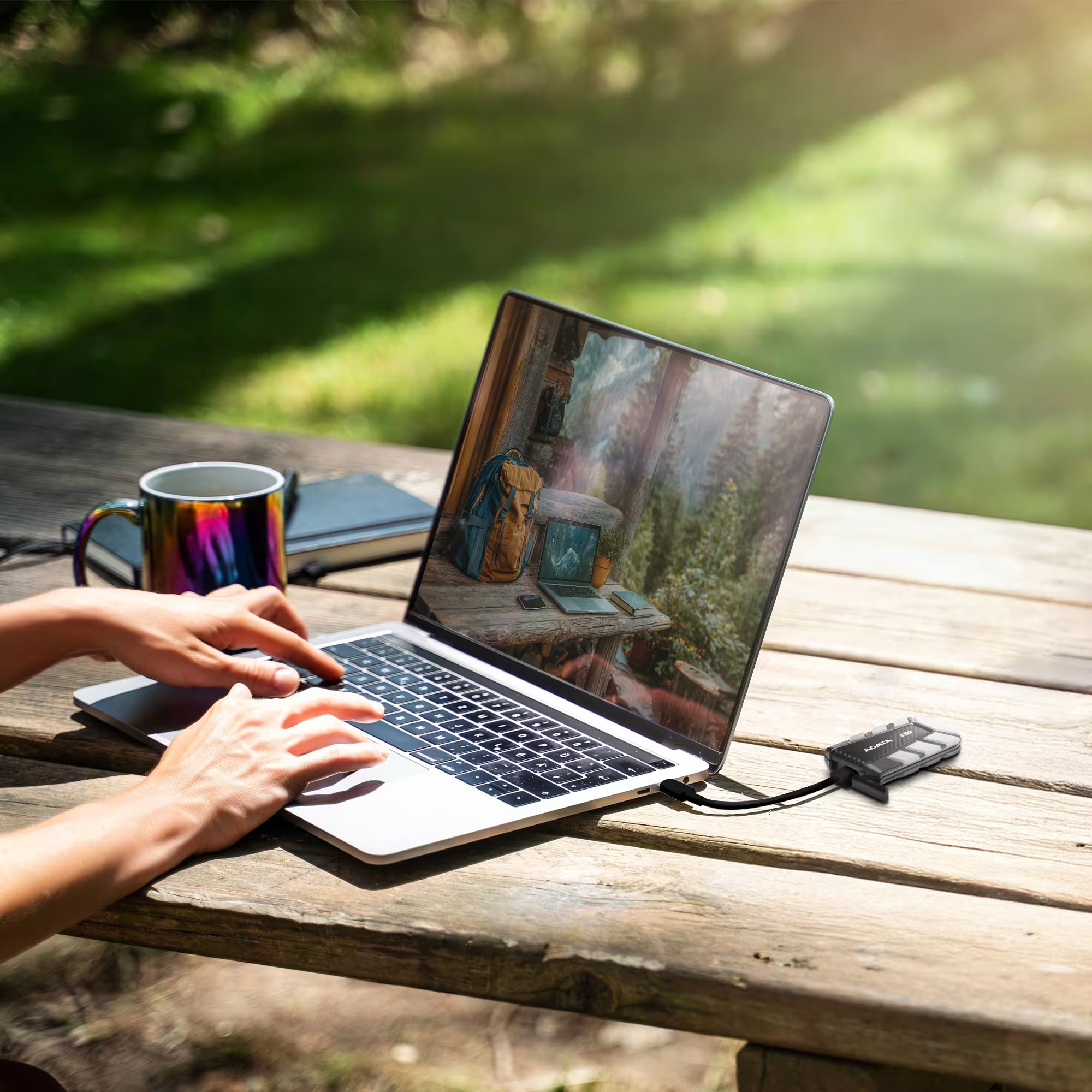 SSD накопитель ADATA USB 3.2 4TB SD820 (SD820-4000G-CGY) фото 