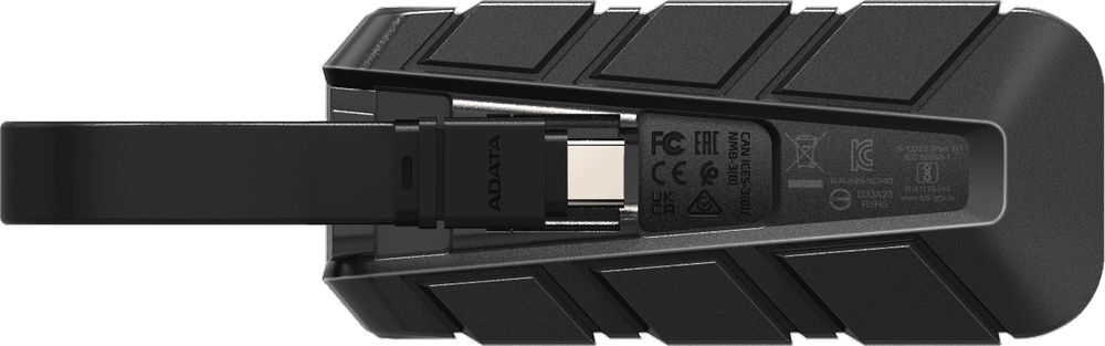 SSD накопитель ADATA USB 3.2 1TB SC740 (SC740-1000G-CBU) фото 