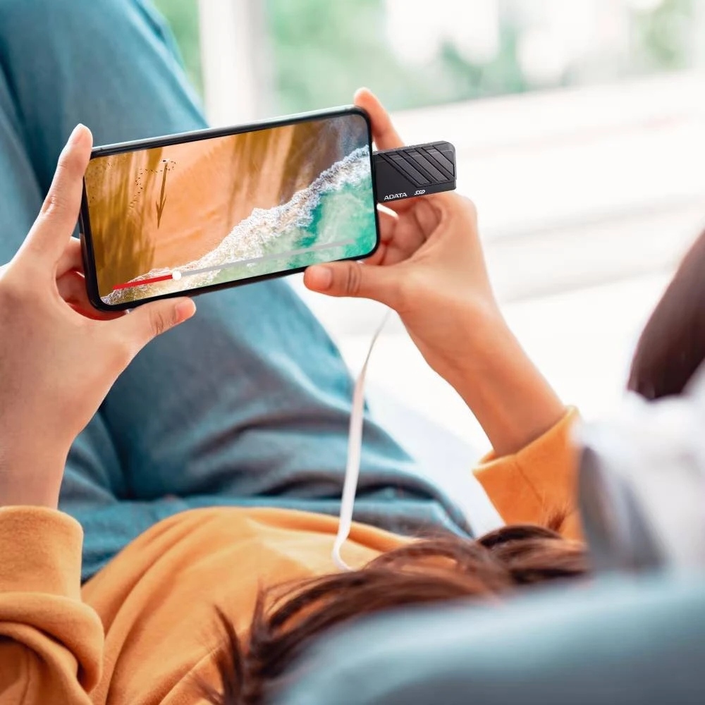 SSD накопичувач ADATA USB 3.2 1TB SC735 (SC735-1000G-CCBK/GY)фото