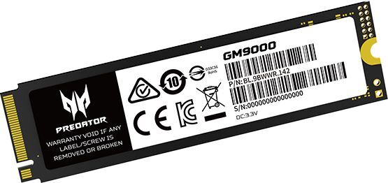 SSD накопичувач Acer M.2 2280 8TB GM9000 Predator (BL.9BWWR.142)фото