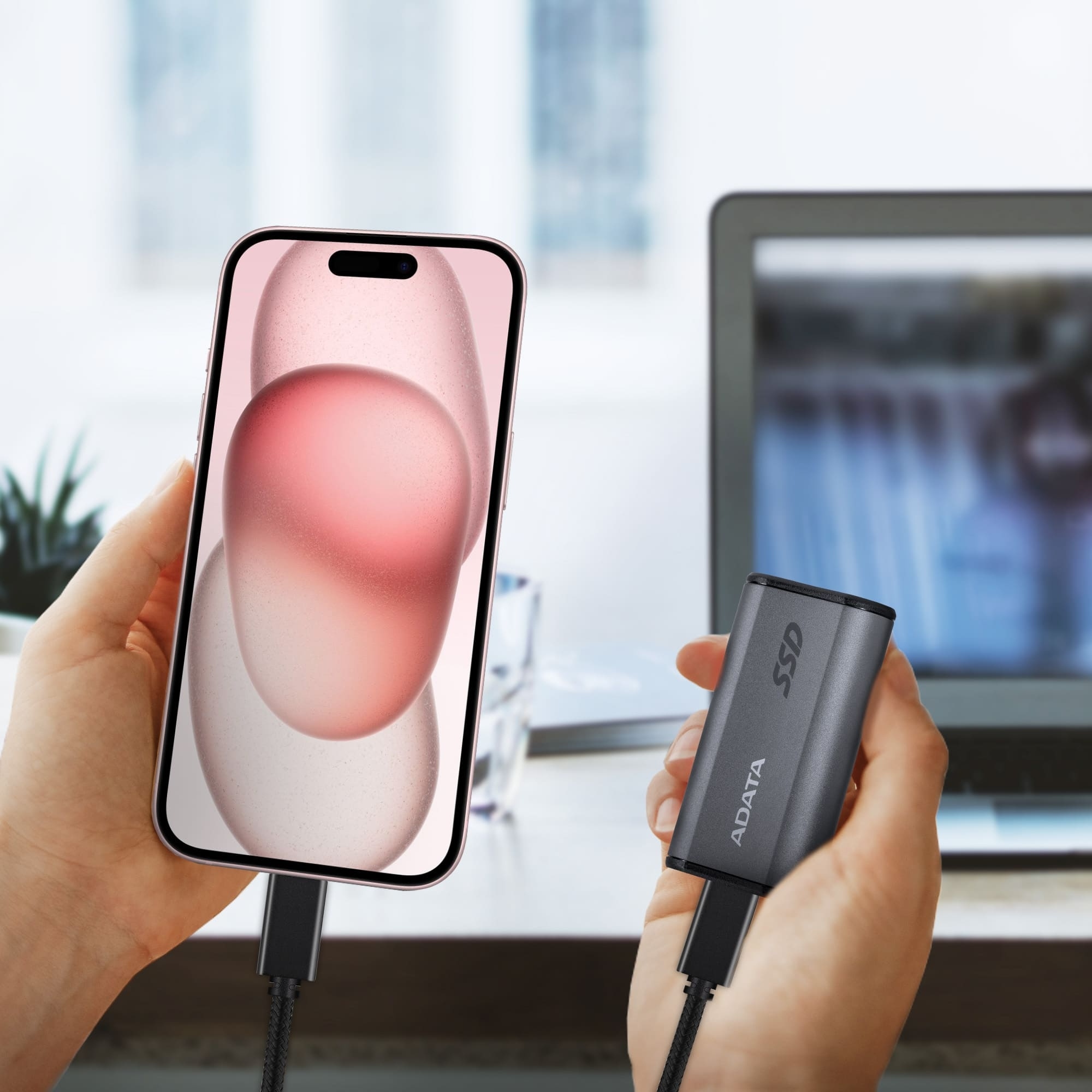 SSD накопитель ADATA USB 3.2 4TB SE880 (AELI-SE880-4TCGY) фото 