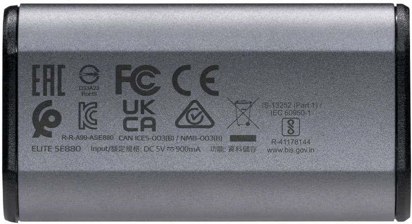 SSD накопитель ADATA USB 3.2 4TB SE880 (AELI-SE880-4TCGY) фото 