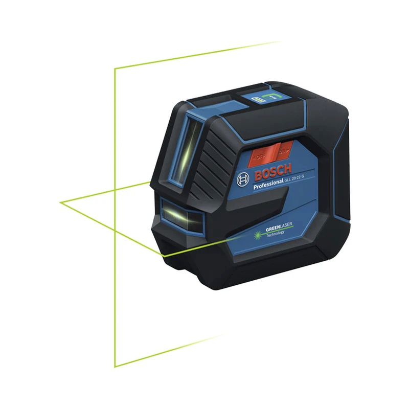 Нівелір лазерний Bosch Professional GLL 20-22 G 3.7В/4АА до 20м ±0.3мм/м (0.601.065.601)фото