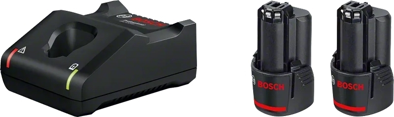 Набір з 2x АКБ та ЗУ Bosch Professional GBA 12В 2х3Ah (1.600.A01.9RD)фото2