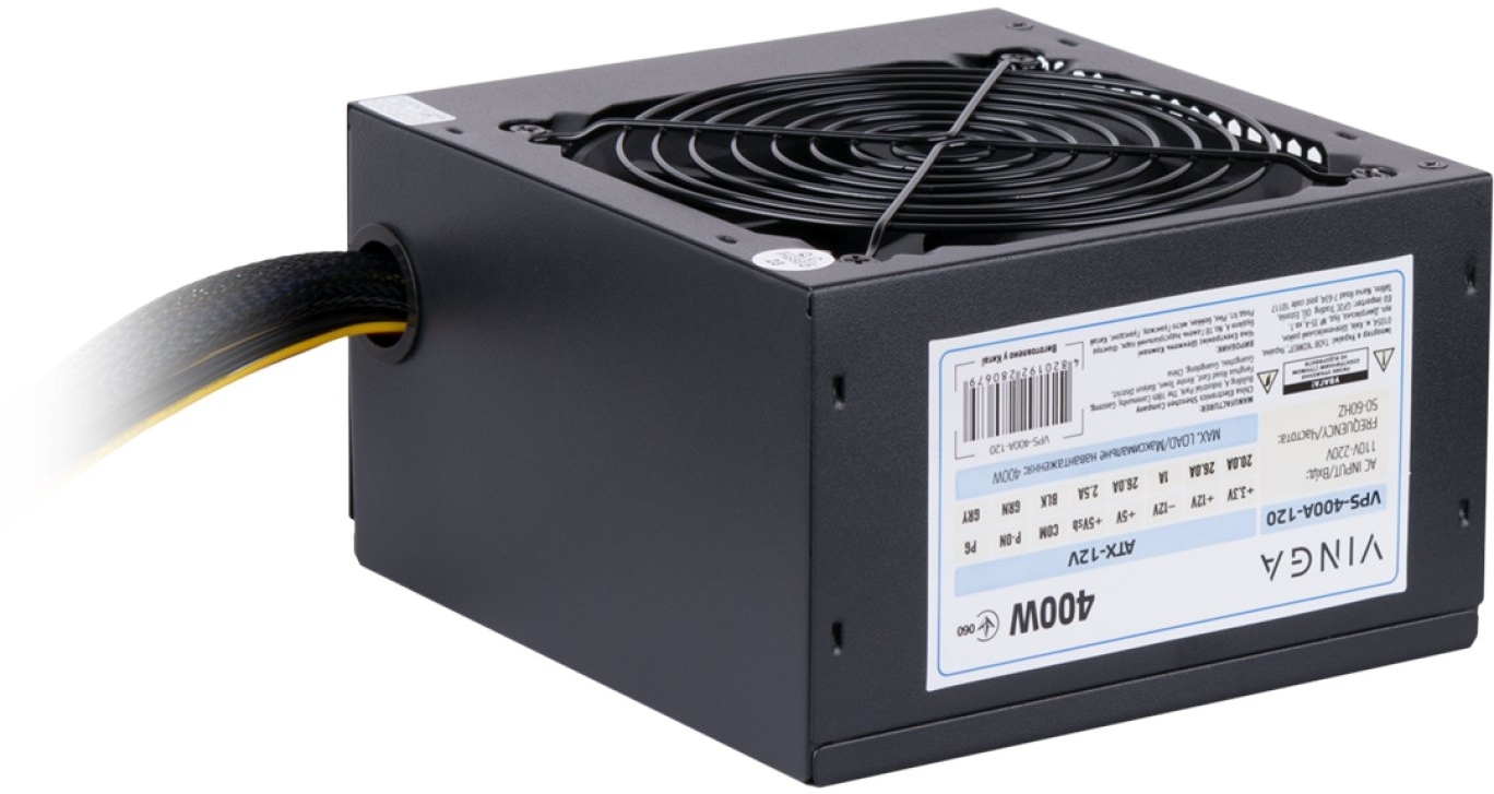 Блок живлення Vinga 400W ОЕМ (VPS-400A-120) фото3
