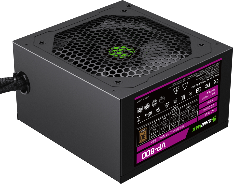 Блок питания GAMEMAX 800W (VP-800) фото