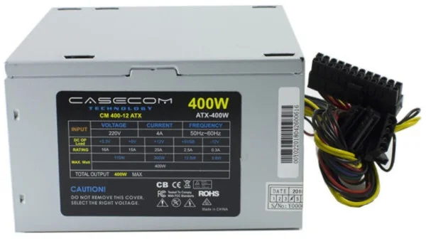 Блок живлення Casecom 400W (CM 400-12 ATX) фото
