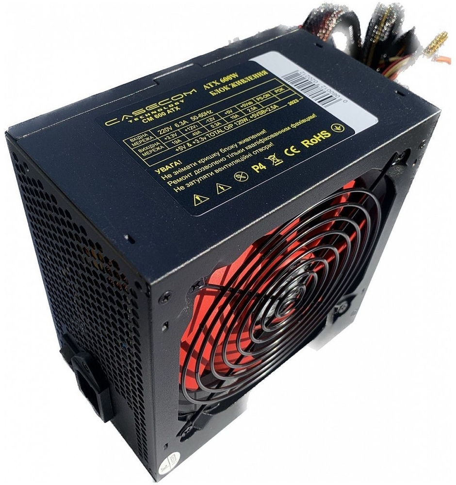 Блок питания Casecom 600W (CM 600 ATX) фото2