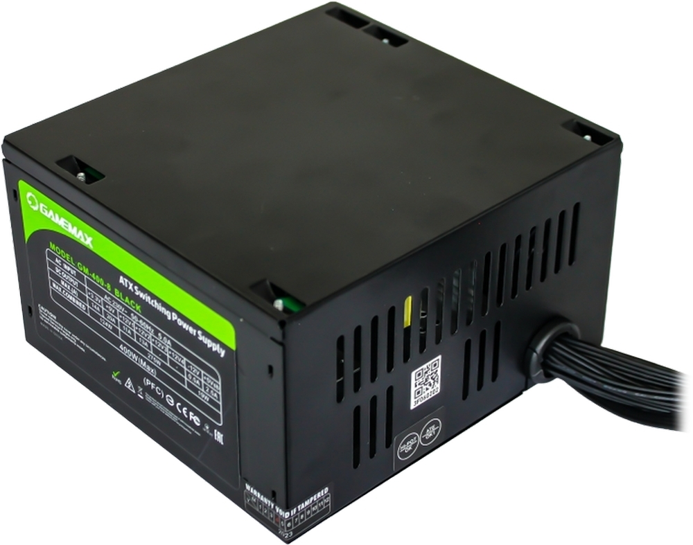 Блок питания GAMEMAX GM-400-8CM Black (GM-400-8CM Black) фото