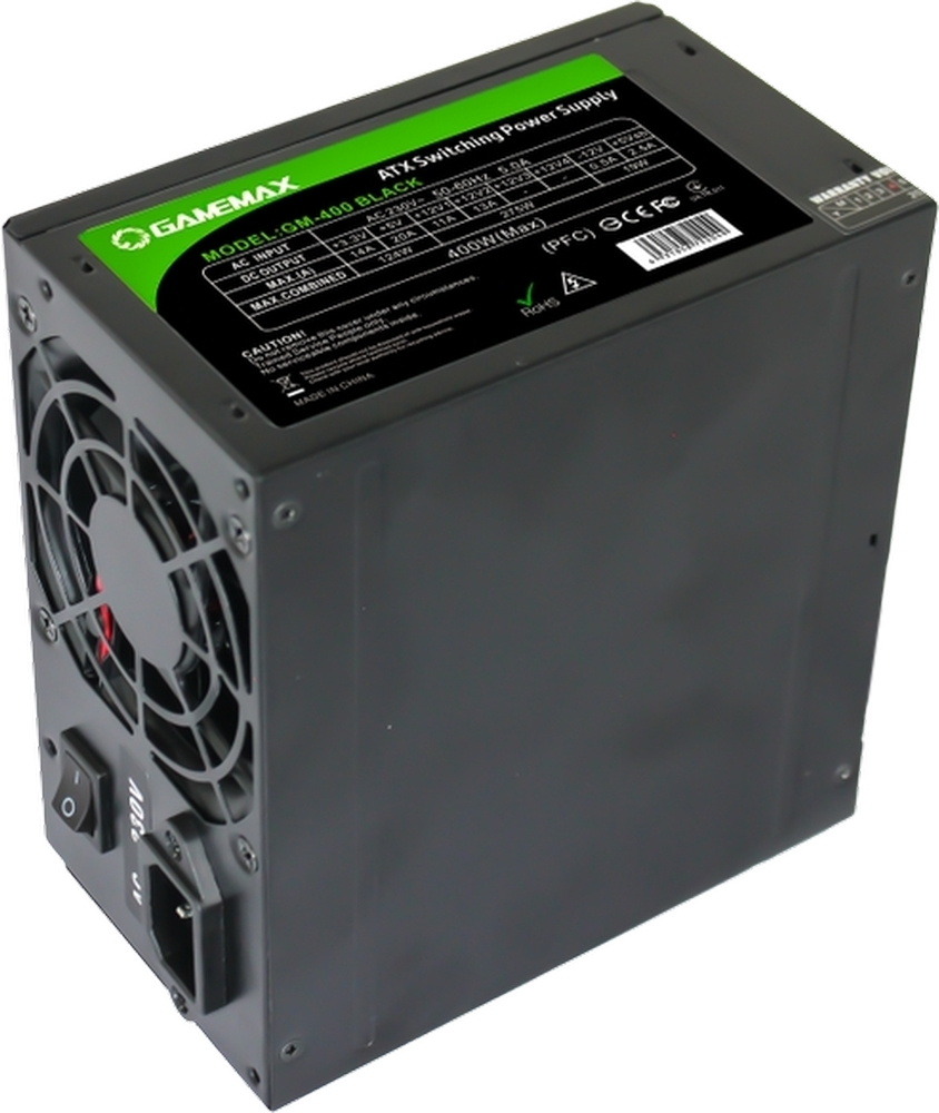 Блок питания GAMEMAX GM-400-8CM Black (GM-400-8CM Black) фото