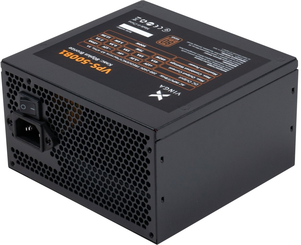 Блок живлення Vinga 500W (VPS-500B1) фото