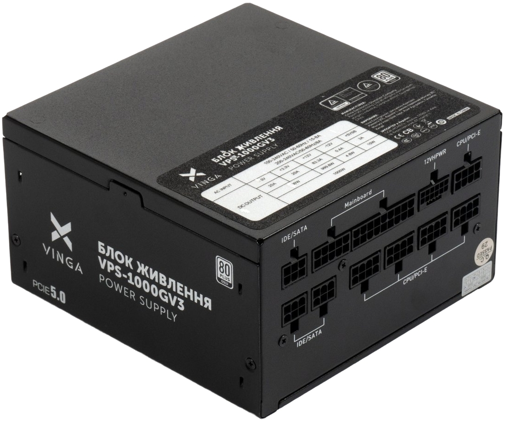 Блок живлення Vinga 1000W (VPS-1000GV3) фото3
