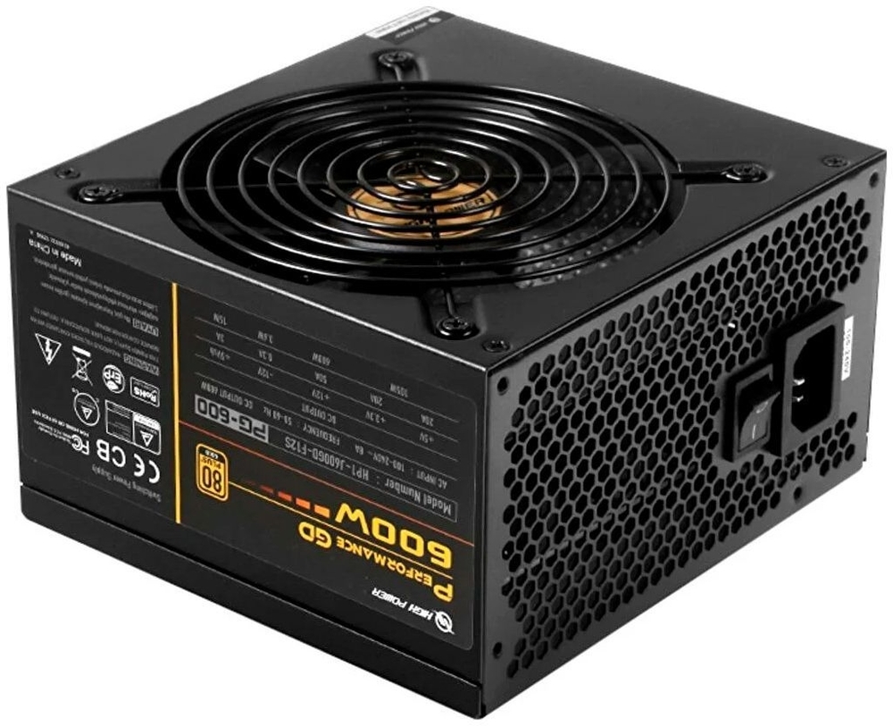 Блок питания HighPower 600W (HP1-J600GD-F12S) фото