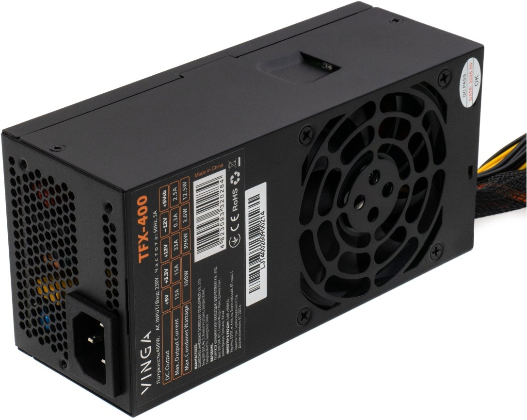 Блок живлення Vinga 400W ОЕМ (TFX-400) фото2