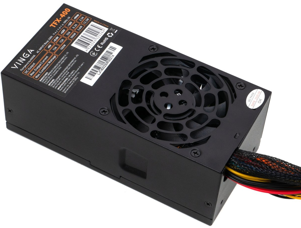 Блок живлення Vinga 400W ОЕМ (TFX-400) фото4