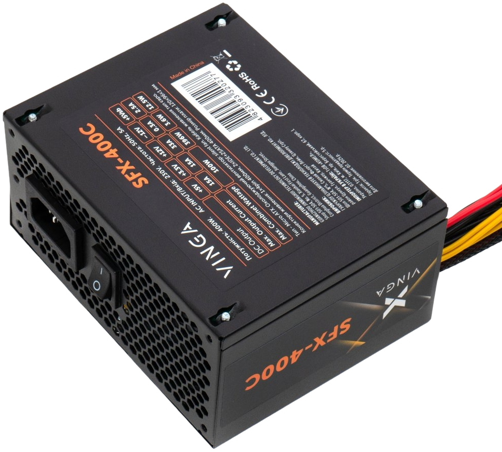 Блок живлення Vinga 400W ОЕМ (SFX-400С) фото6