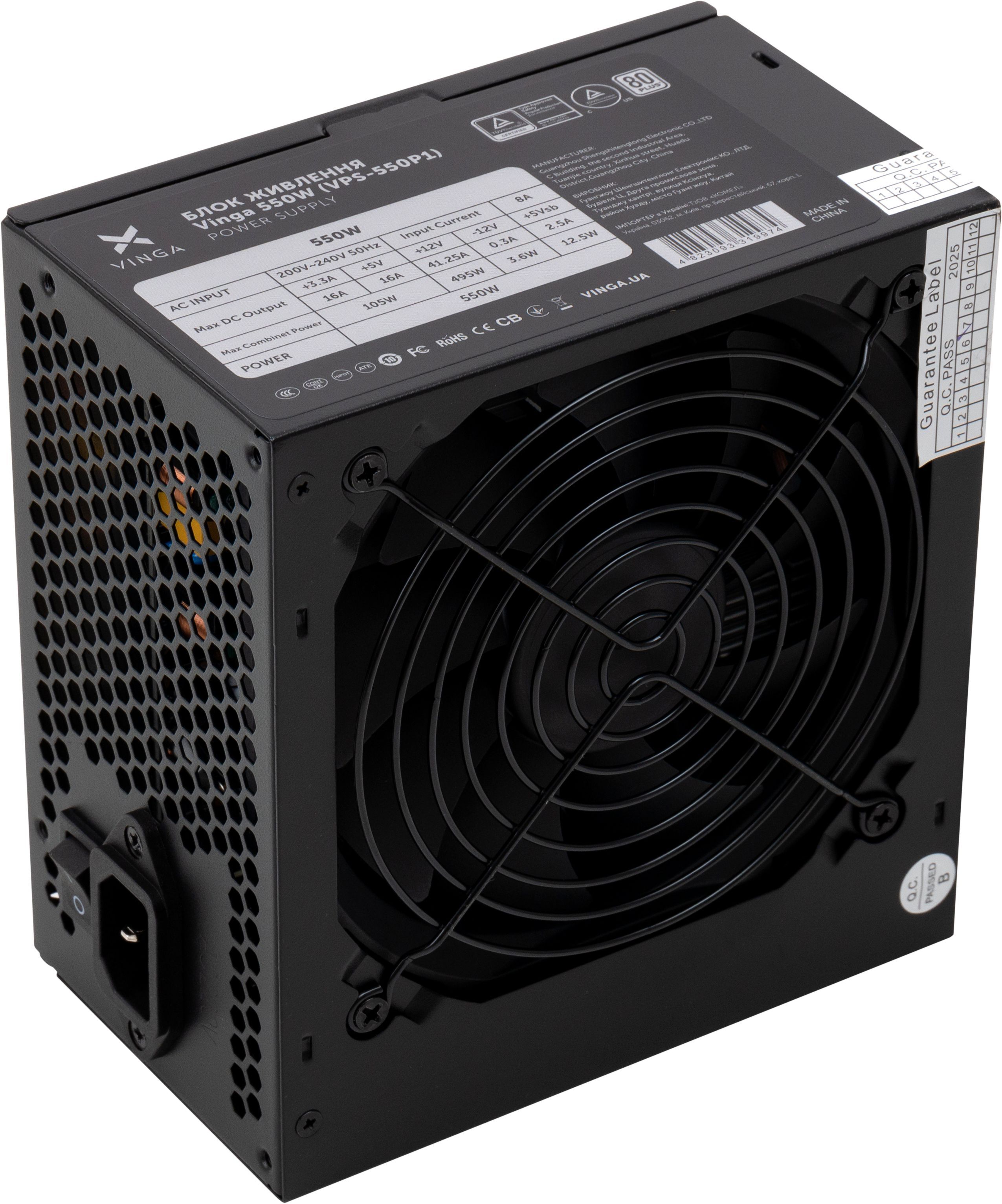 Блок питания Vinga 550W (VPS-550P1) фото4
