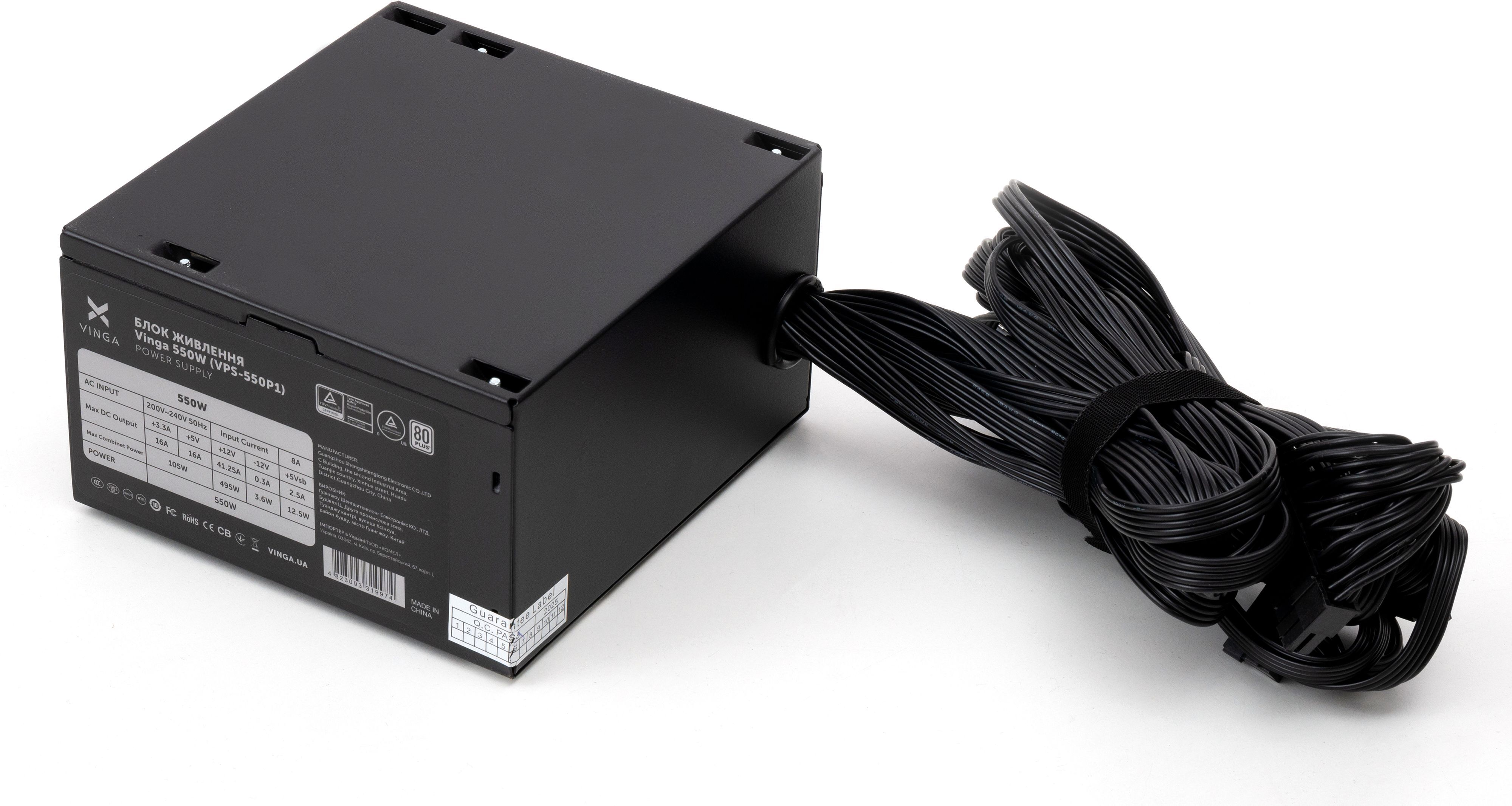 Блок питания Vinga 550W (VPS-550P1) фото6