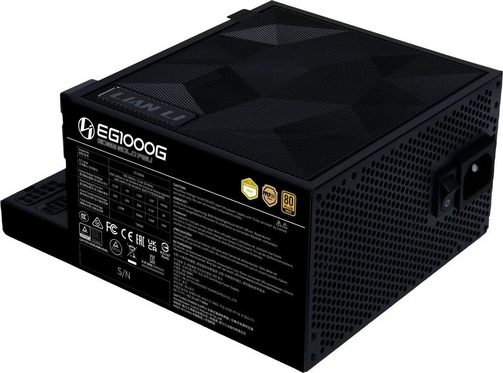 Блок живлення Lian Li 1000W EDGE GOLD Black (G9P.EG1000G.BH00.EU) фото