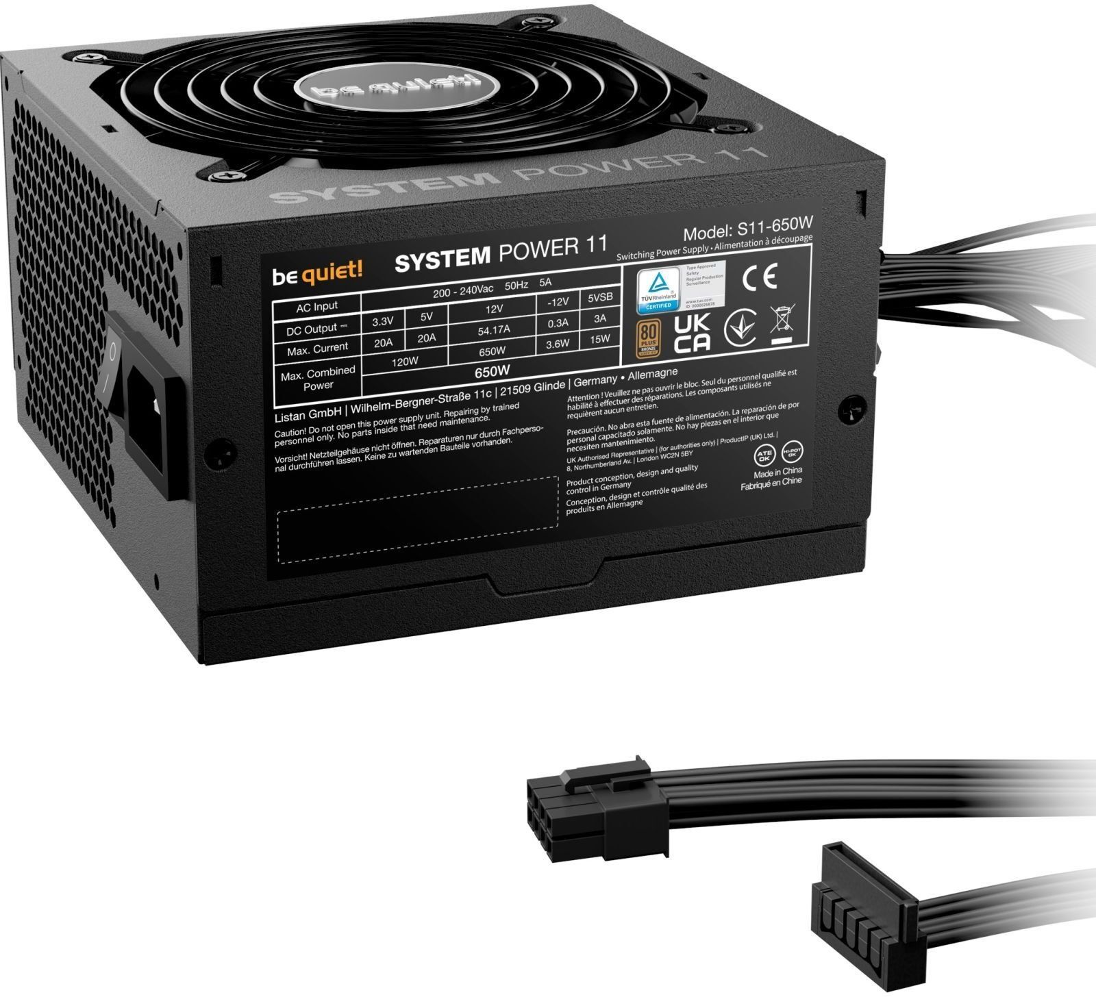 Блок живлення Be quiet! 650W SYSTEM POWER 11 (BP011EU) фото2