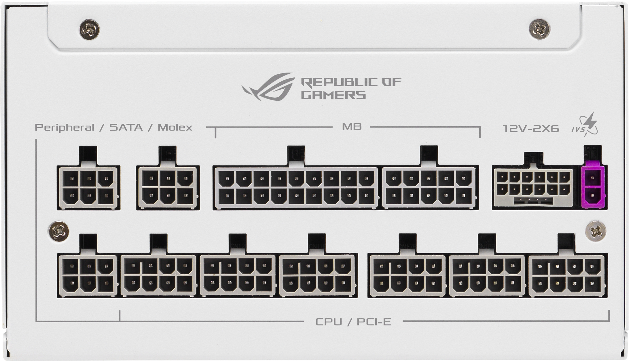 Блок питания ASUS 1000W ROG Strix Platinum White Edition (90YE00W4-B0NA00) фото 10