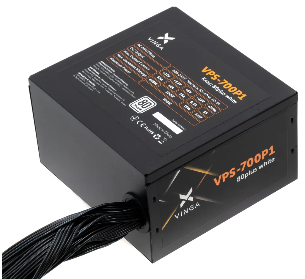 Блок живлення Vinga 700W (VPS-700P1) фото4