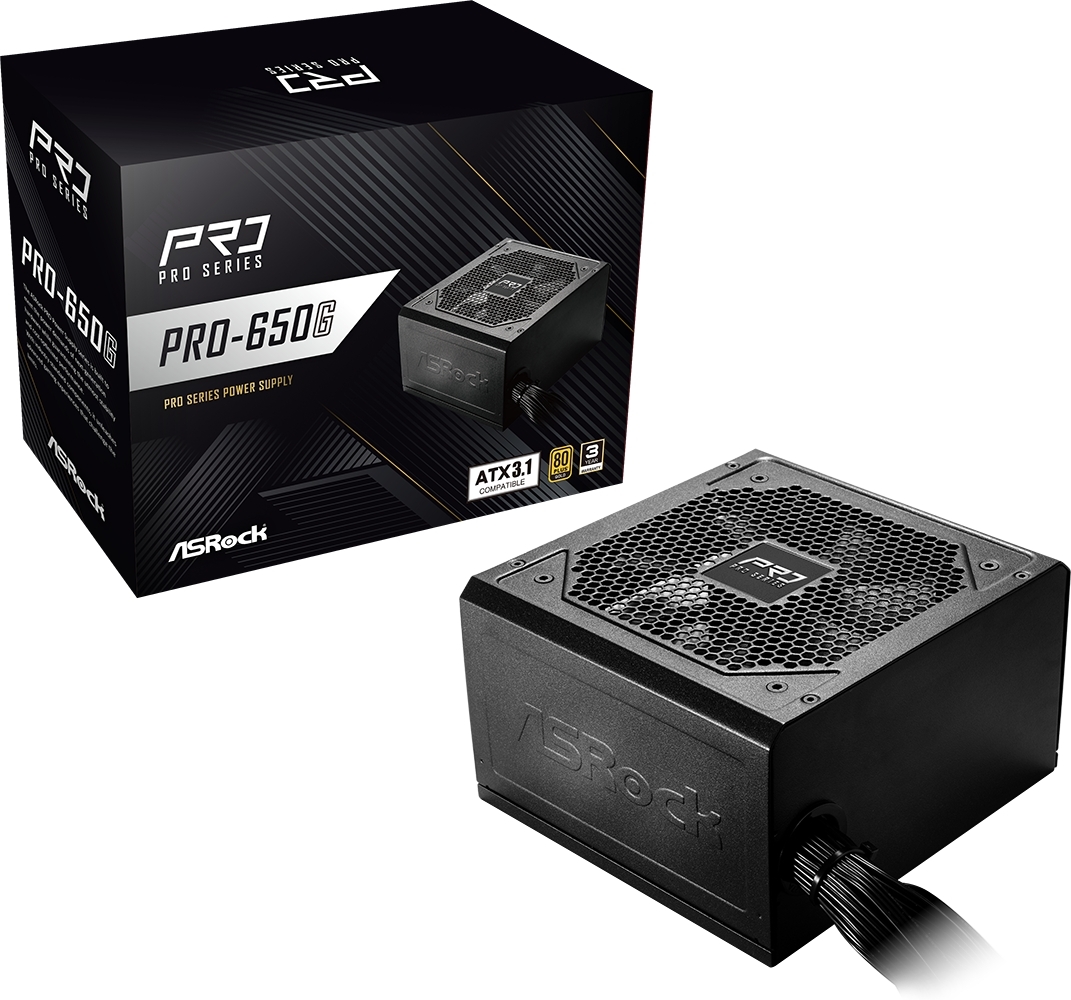 Блок питания ASRock 650W (PRO-650G) фото