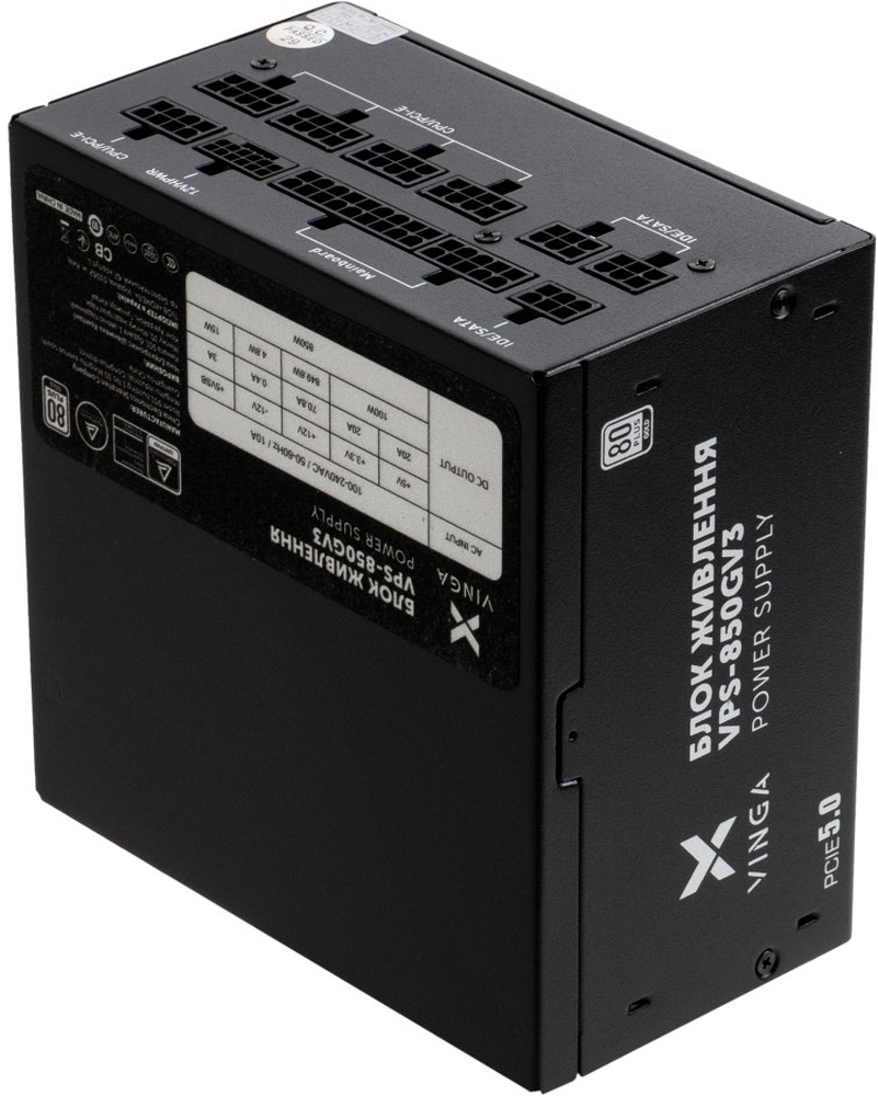 Блок живлення Vinga 850W (VPS-850GV3) фото2