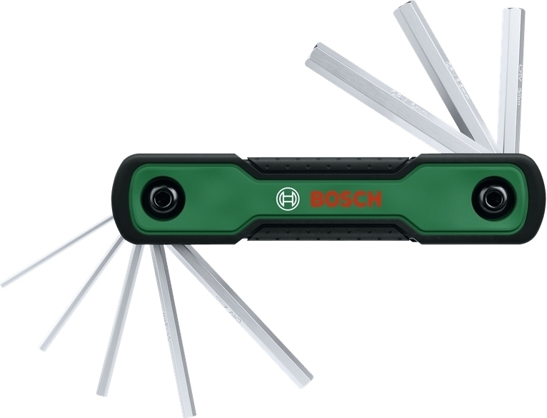 Ключі шестигранні Bosch, набір 8шт (1.600.A03.9L7)фото