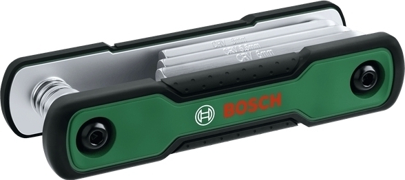 Ключі шестигранні Bosch, набір 8шт (1.600.A03.9L7)фото