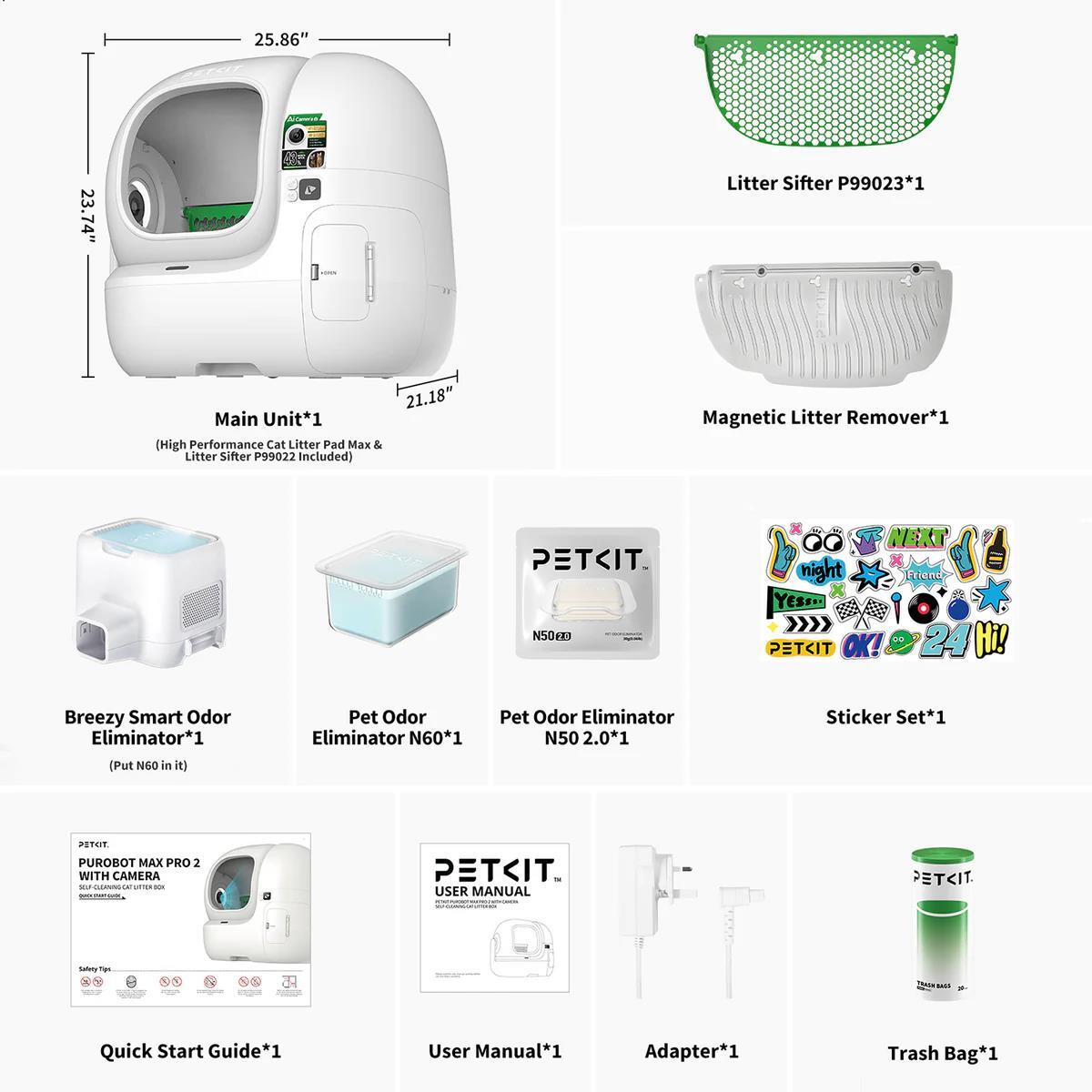 Смарт-лоток Petkit Purobot Max Pro 2 P9904 фото 13