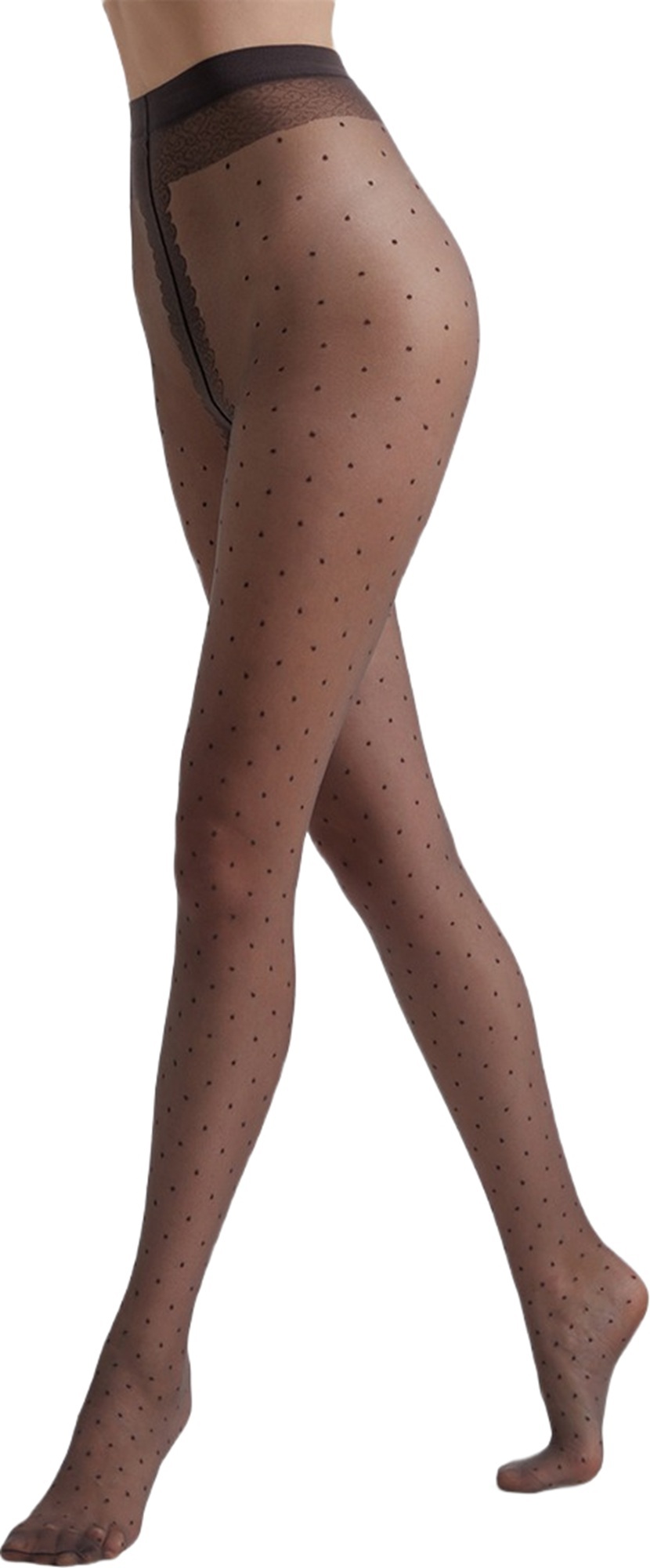 Колготы женские Conte Elegant Ce Fantasy Dots 20 Den 3р серые фото 