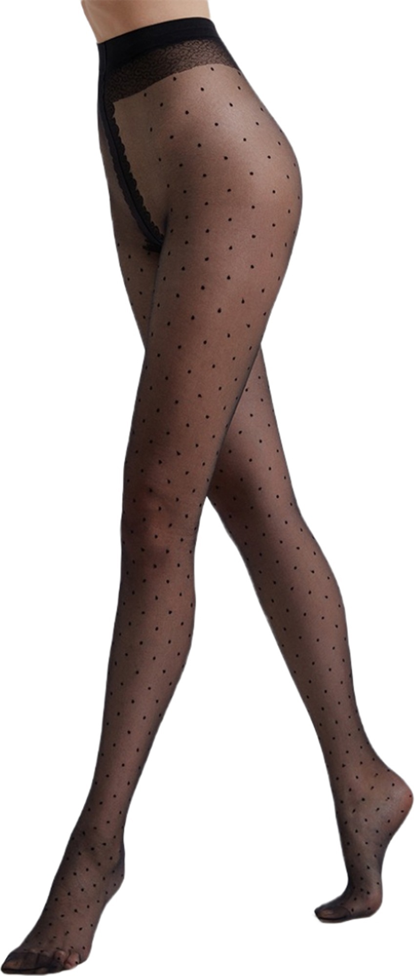 Колготи жіночі Conte Elegant Ce Fantasy Dots 20 Den 3р чорніфото