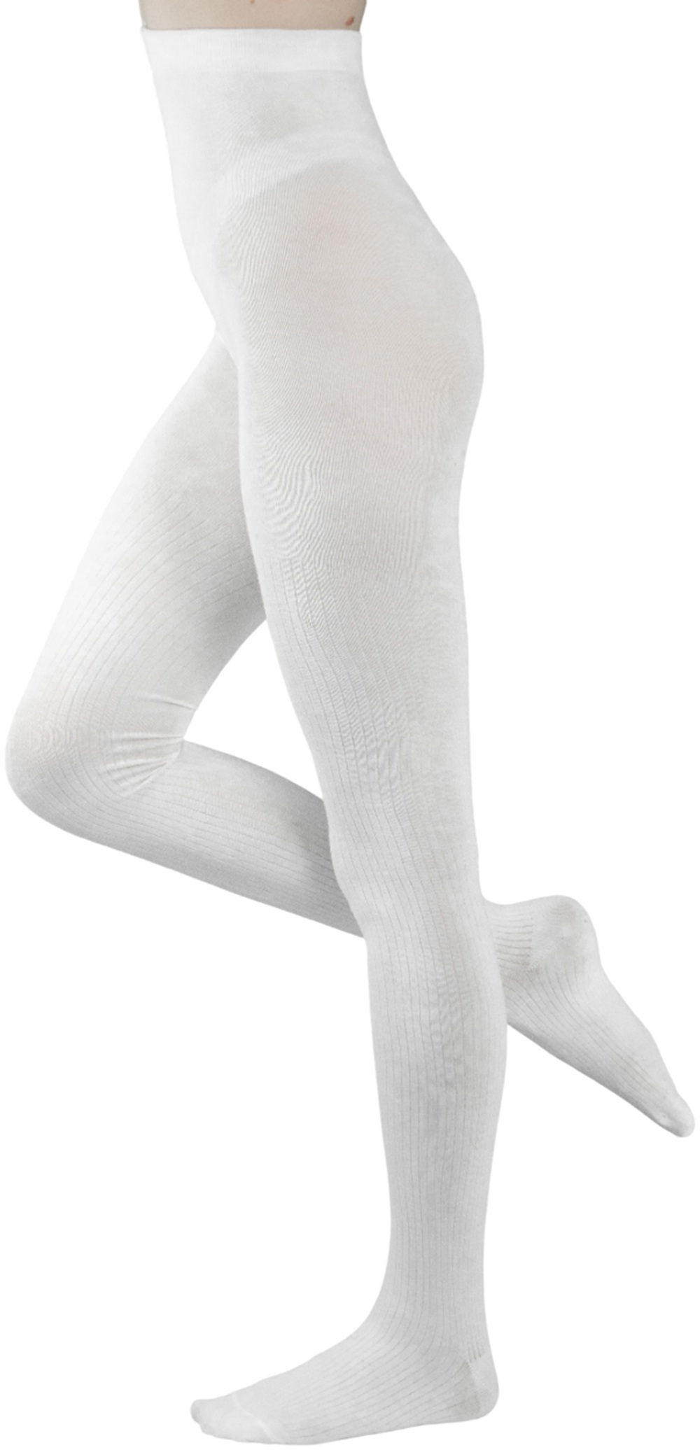 Колготы женские Elegante Cotton 300 Den 4р молочні фото 