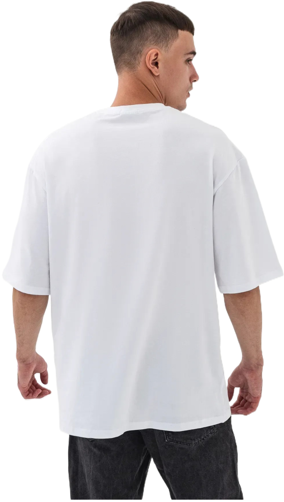 Набір футболок бавовняних чоловічих Ray Oversize U0104M-4PACK2 2XL/3XL 4шт різнокольоровихфото