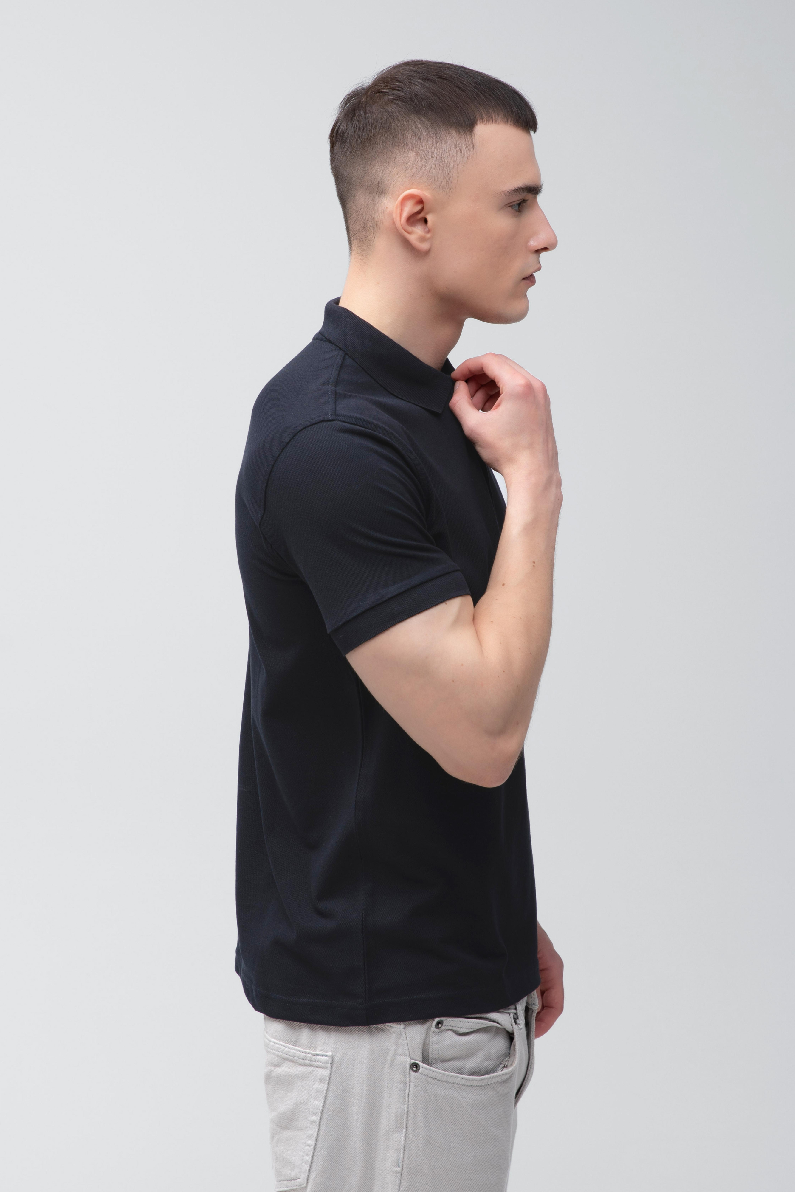 Набір поло бавовняних чоловічих Stedman ST9060-BLO-BLO M 2шт чорнихфото4