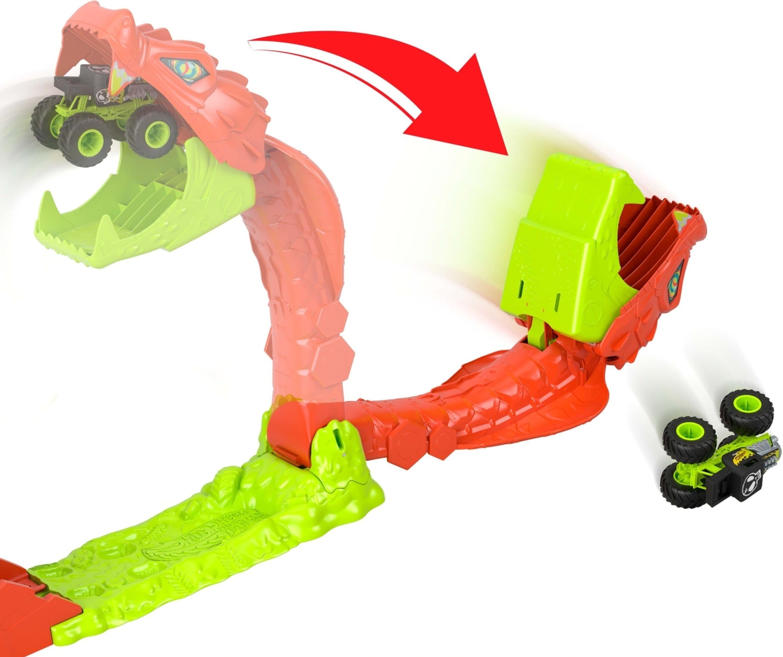 Набор Hot Wheels Атака змеи серии Monster Trucks (JJN44) фото 3